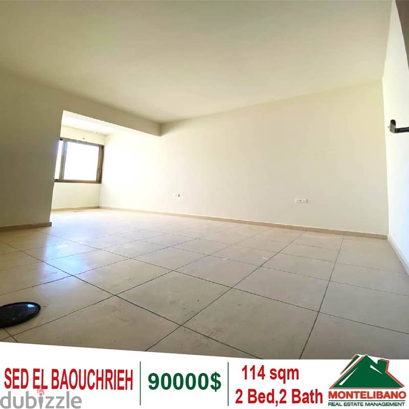 114 Sqm Apartment For Sale In Sed El Baouchrieh 1