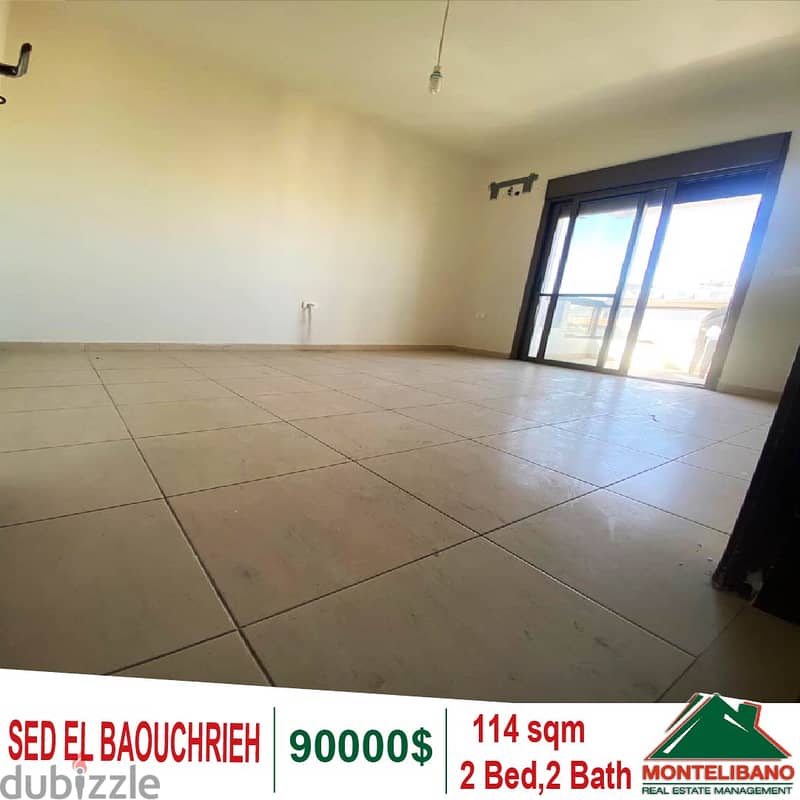 114 Sqm Apartment For Sale In Sed El Baouchrieh 2