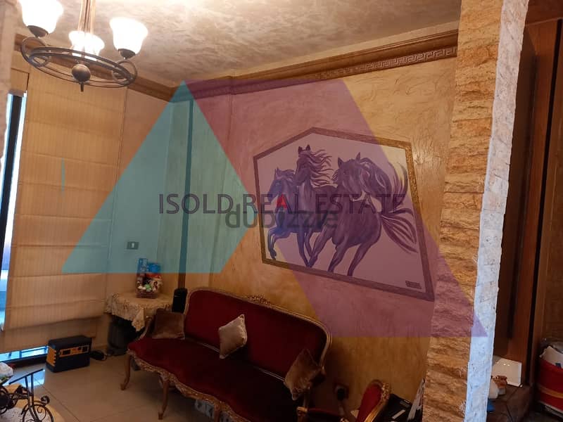 Fully decorated 97 m2 apartment+Terrace +Open view for sale in Hadath 2