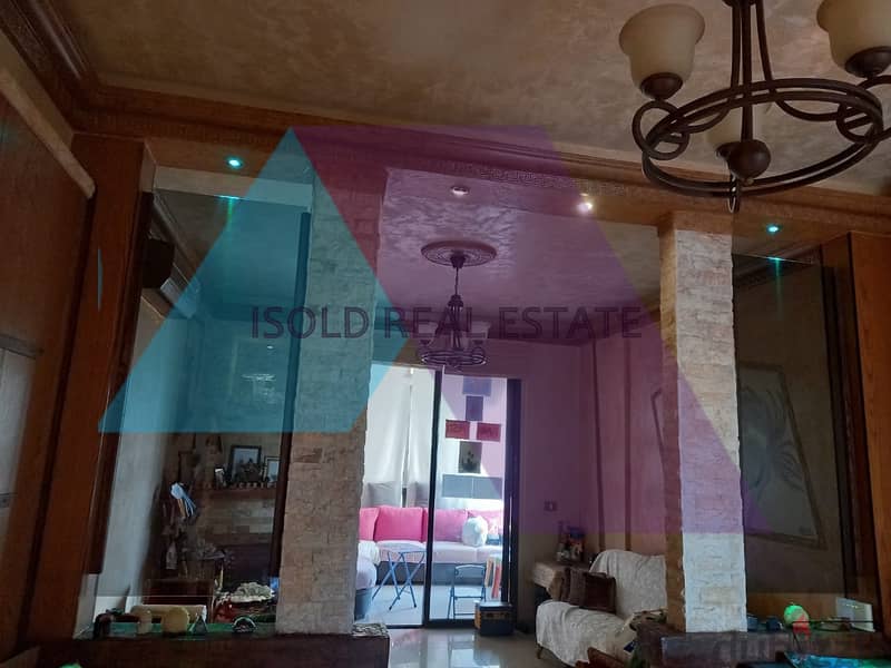 Fully decorated 97 m2 apartment+Terrace +Open view for sale in Hadath 5