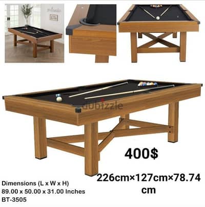 billiard tables