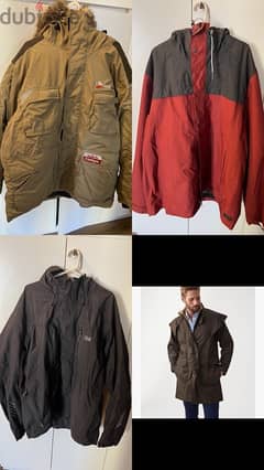 kit 4 big sizes jackets for sale 0