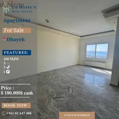 apartment for sale in dbayeh شقة للايجl للبيع في ضبيه 0