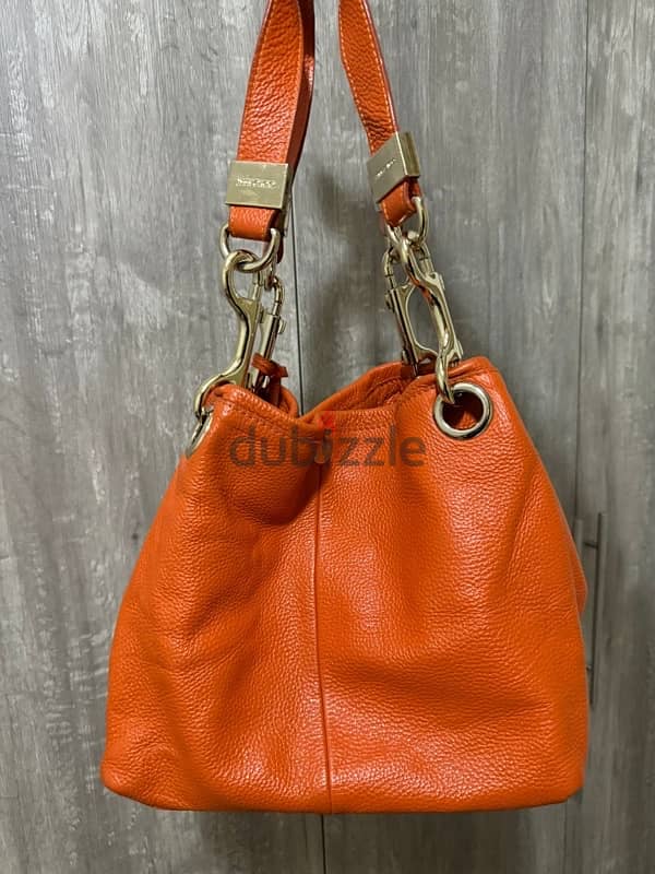 jimmy Cho Orange Leather Bag 0