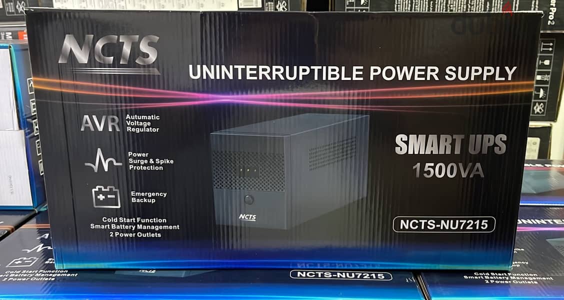 NCTS uninterruptible power supply smart ups 1500VA NCTS-NU7215 great 0