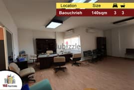 Baouchrieh 140m2 | Prime Location | Well Maintained | AA AC | 0