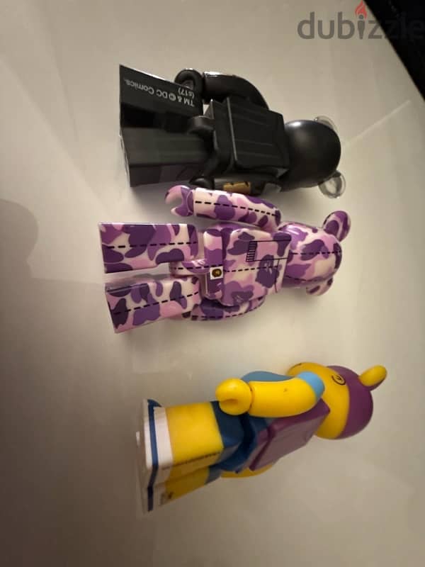 batman , simpsons batman , bape bearbricks 1