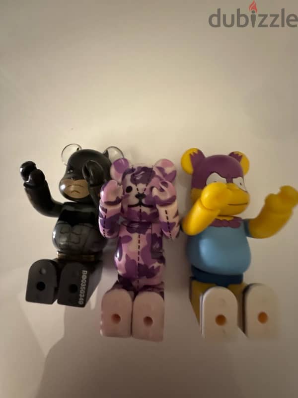 batman , simpsons batman , bape bearbricks 2