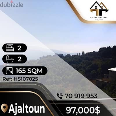 apartments for sale in ajaltoun - شقق للبيع في عجلتون