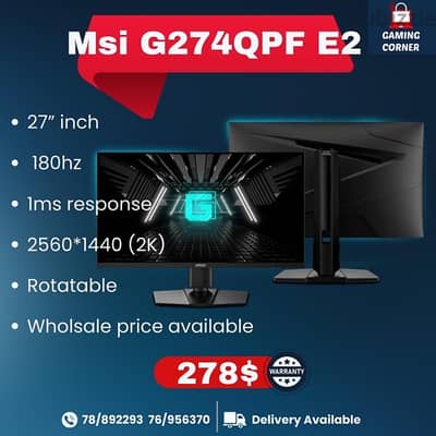 New Msi GamingScreen 2k