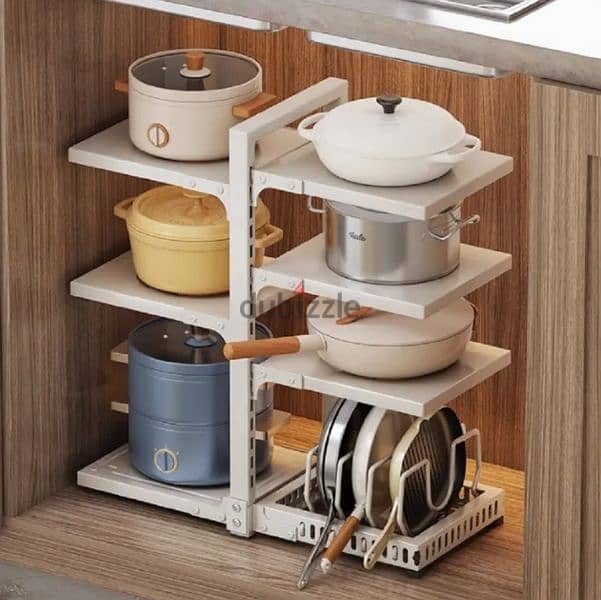 Kitchen Storage Rack Pot Storage Rack Home Multi-layer 0