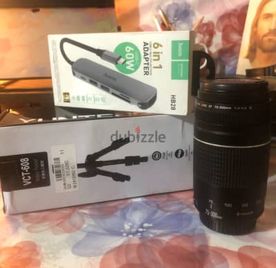 Canon EF 75-300mm Lens + Accessories