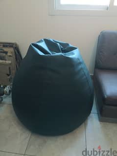 Leather bean bag 0