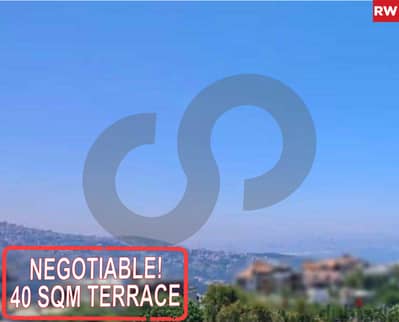 40 SQM TERRACE / NEGOTIABLE DEAL IN SHEILEH - سهيلة  ! REF#RW01359 !