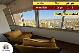 Achrafieh/Gitawi 110m2 | Furnished/Equipped | City View | PA | 0