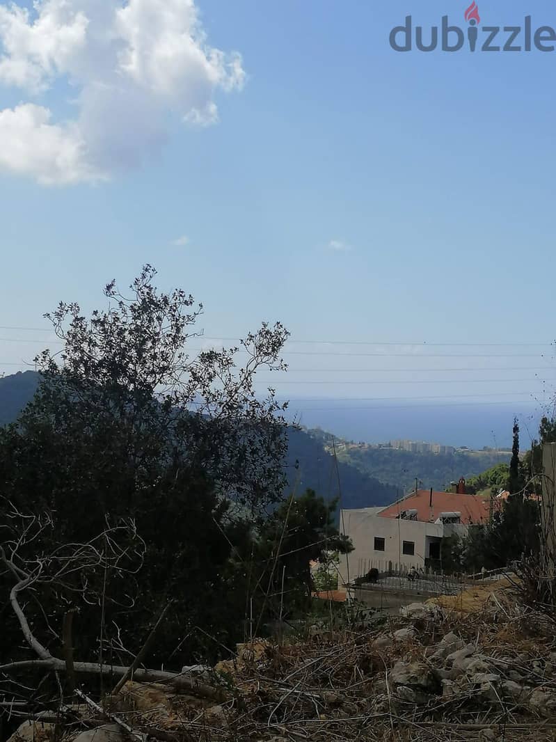 1291 sqm Flat Land for sale in Jeita keserwan Panoramic view 1