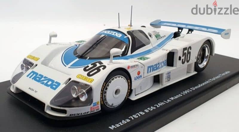 Mazda 787B (24h Le Mans 1991) diecast car model 1;18. 7