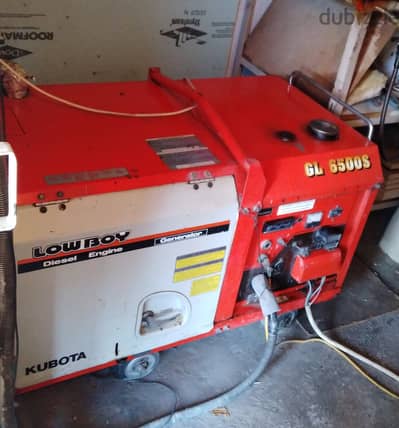 Kobota Low Boy Diesel 6500W Home Used