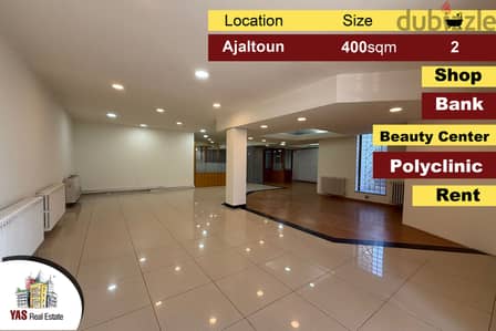 Ajaltoun 400m2 | Shop | Rent | Prime Location | Spacious Areas | AC |