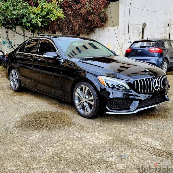 MERCEDES BENZ C300 AMG 4MATIC 99000 MILES 2015 اجنبية خارقة 4