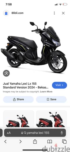 Lexi 155 cc black full option 0