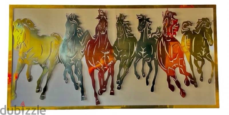 Decorative 3D Horses Wall Unit 0