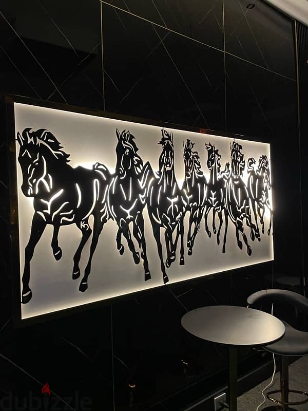 Decorative 3D Horses Wall Unit 5