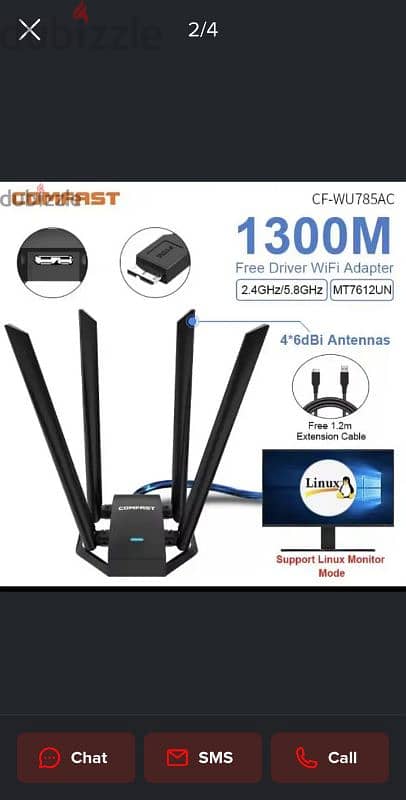 Comfast 1300Mbps Wi-Fi Adaptador 1