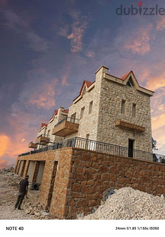 Stone house for sale in Mechmech - Kfarsama (Independent Stone House) 0