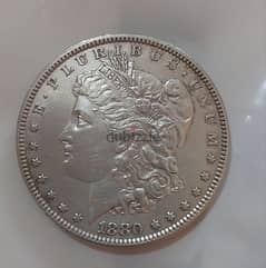 USA Morgan Silver Dollar 1880 0