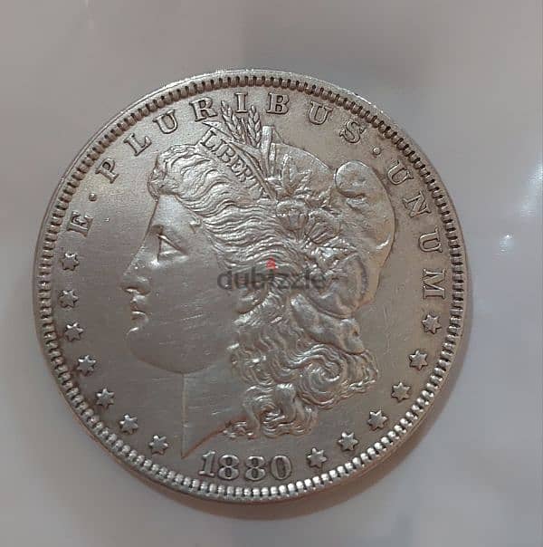 USA Morgan Silver Dollar 1880 0