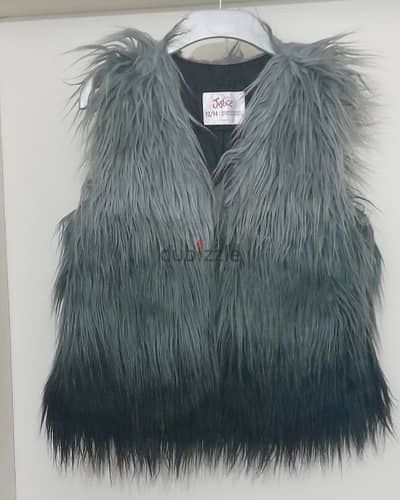 Justice Faux Furr Vest