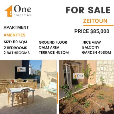 APARTMENT FOR SALE IN ZEITOUN