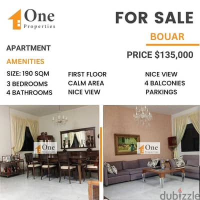 APARTMENT FOR SALE IN BOUAR