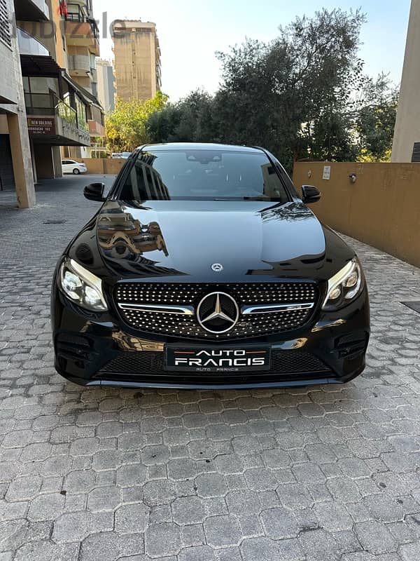 Mercedes GLC 43 AMG coupe 4matic 2018 black on black 0