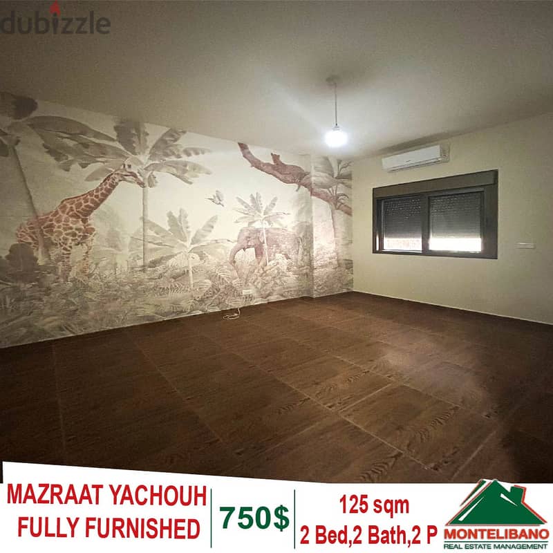 125 Sqm Fully Furnished Apartment for Rent in MAZRAAT YACHOUH 4