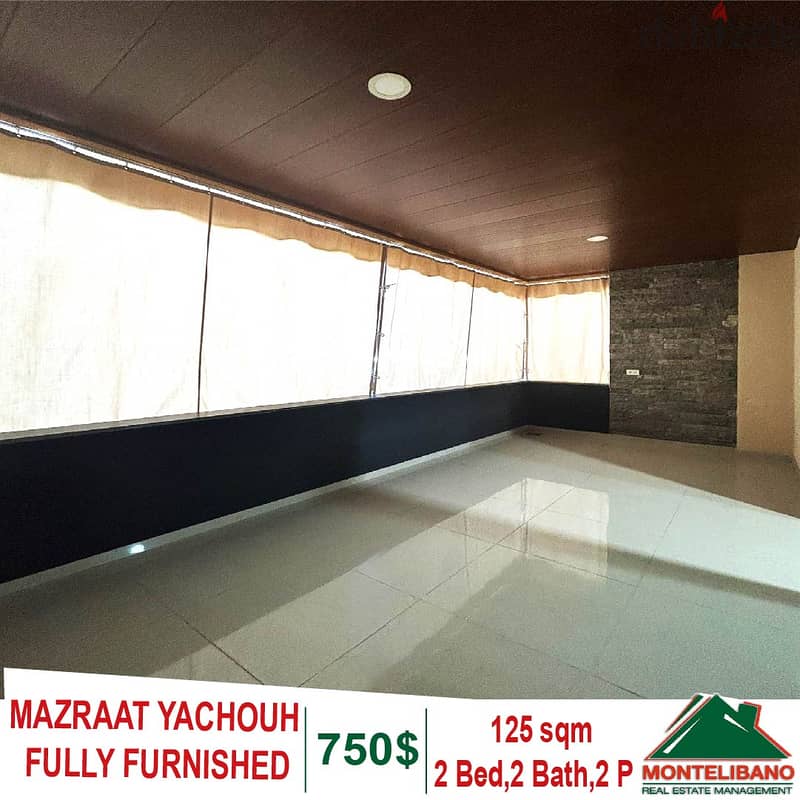 125 Sqm Fully Furnished Apartment for Rent in MAZRAAT YACHOUH 9