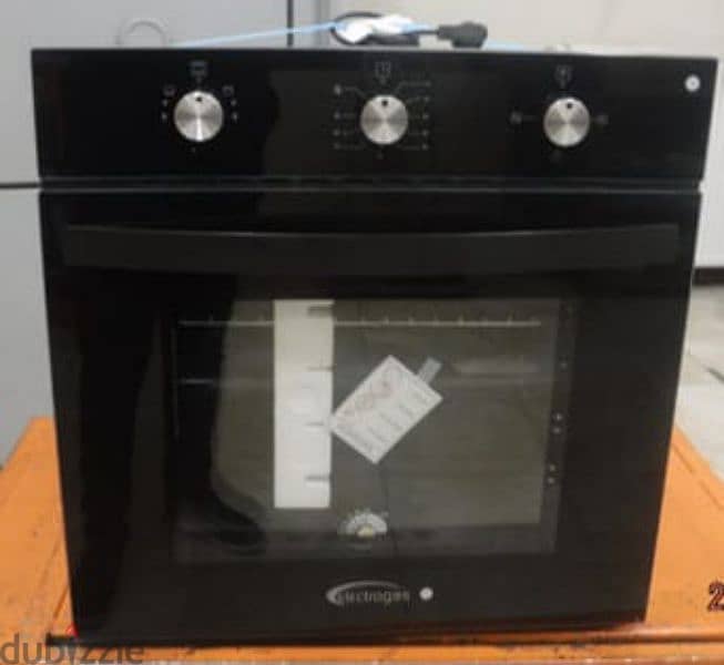 ElectroGas Top/Oven 60cm Black 1