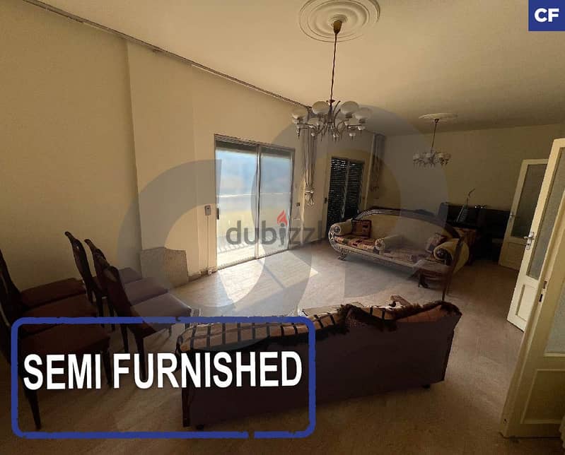 semi-furnished,open mountain view, metn, sabtieh/السبتية REF#CF114112 0