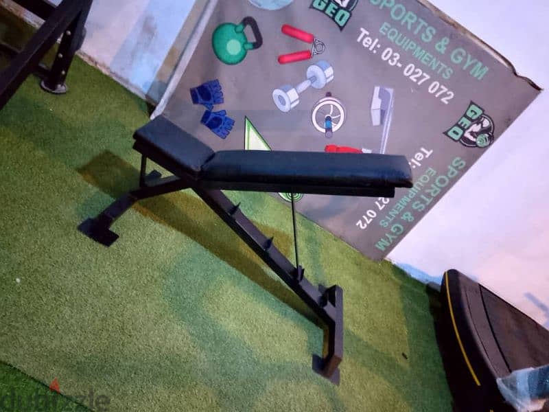 adjustable bench 150kg 03027072 GEO SPORT EQUIPMENT معدات مستعمل وجديد 0