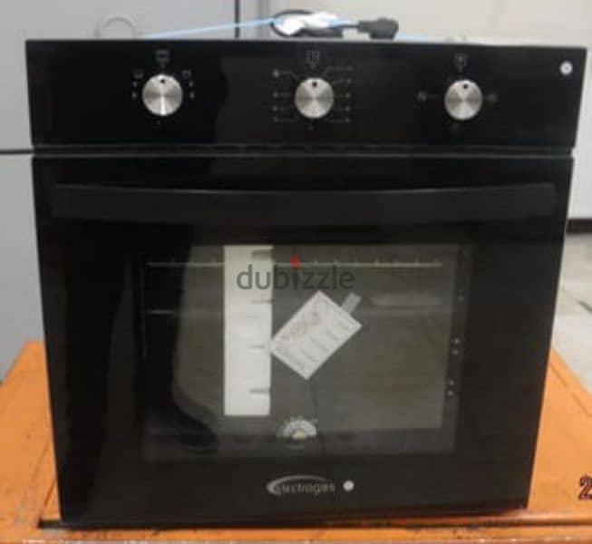 ElectroGas Top/Oven 70cm Black 1