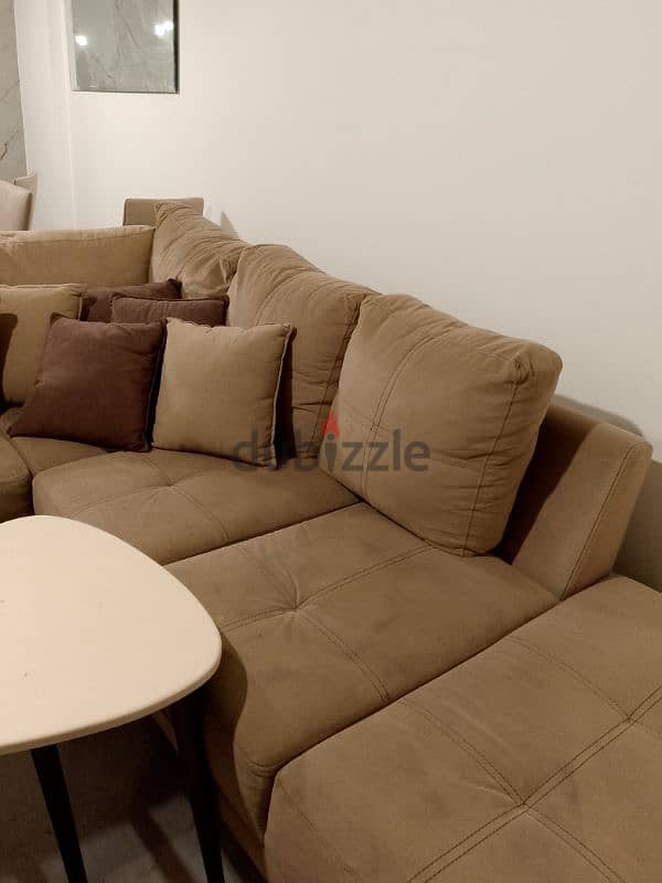 sofa corner + tables + 2 chairs 3