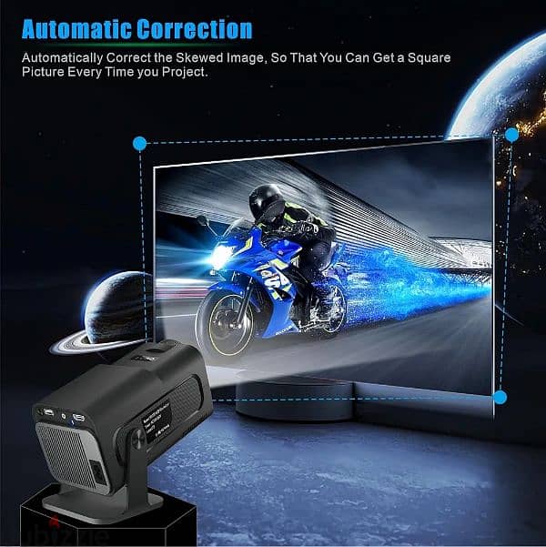 JUSTOP HY 320 Smart Projector, Native 1080P 4K Home Cinema Projector. 6