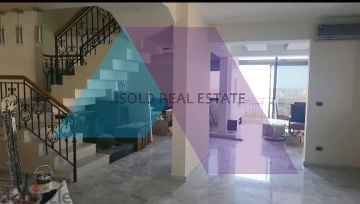 A 250 m2 Duplex Apartment having an open sea view for sale in Jounieh 0