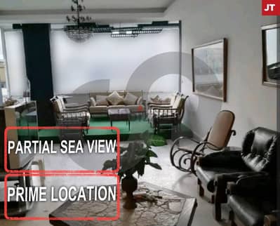 Partial sea view, prime location, beirut, rawche/الروشة  REF#JT114122