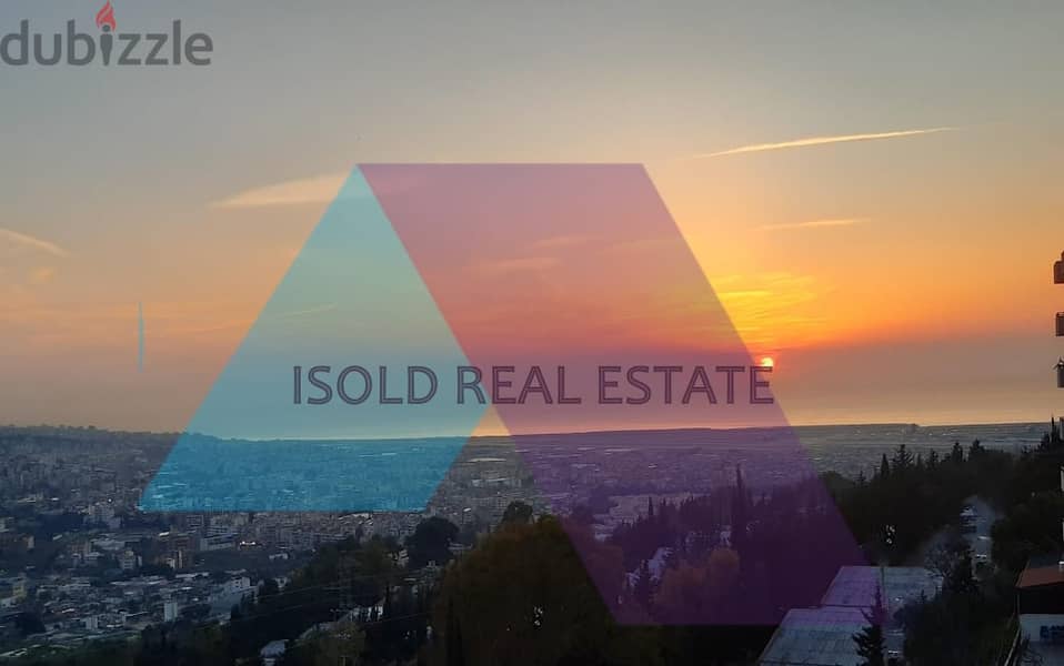 3 bedrooms apartment+Panoramic View for sale in Baabda 1