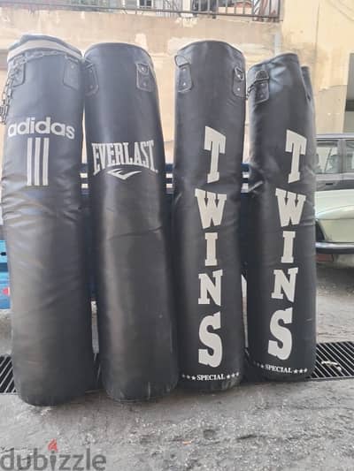 Original boxing bags used like new 84$