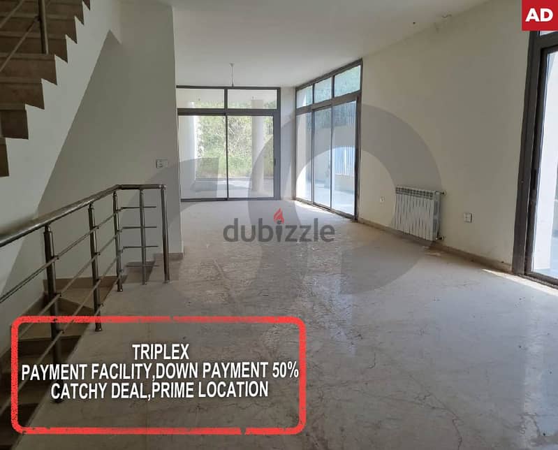 Payment facility down payment 50%, baabda, yarzeh/اليرزة REF#AD114131 0