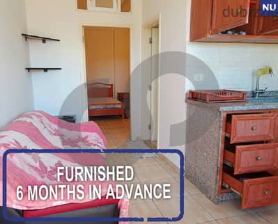 furnished-6 months in advance -studio -BROUMANA/برمانا REF#NU114136