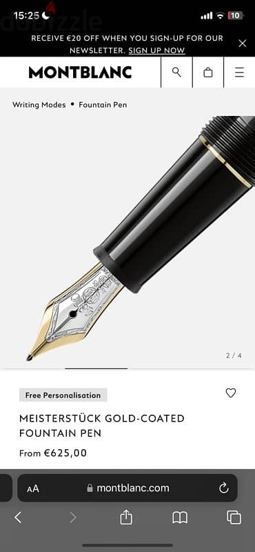 new mont blanc pen 0